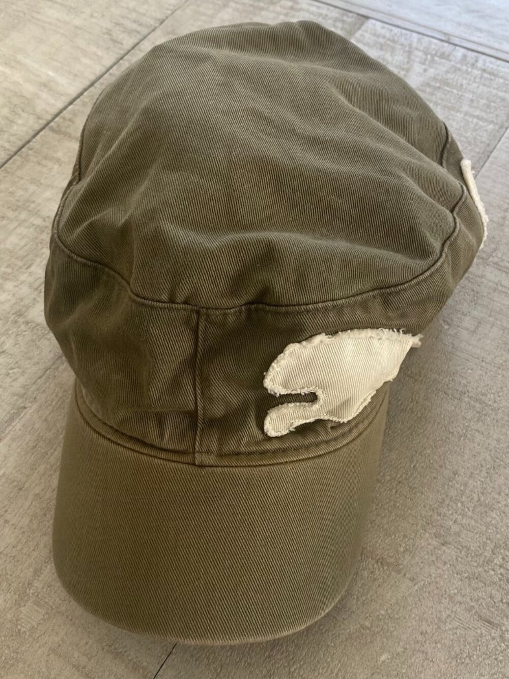 Vintage Puma Military Cadet cap Distressed Streetwear Mens One Size